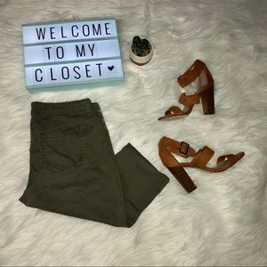 Olive green pants
